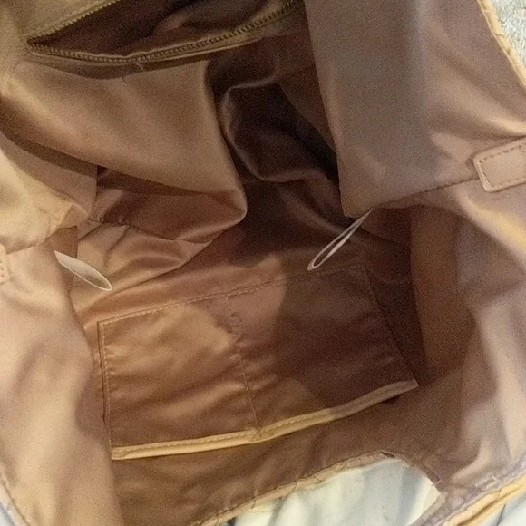 Anthropologie Cara large woven crossbody bag pink - Picture 6 of 8